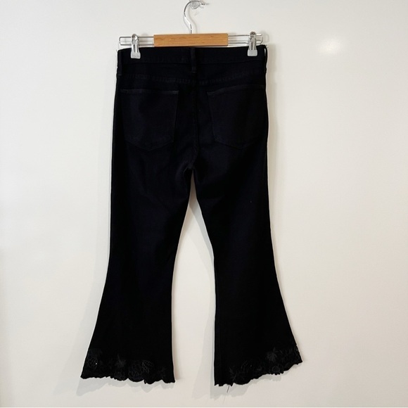 Frame Le High Flare Black Jeans - Picture 3 of 9